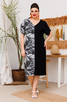 Платье Romanovich Style 1-2667 черно-белый #1