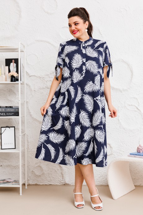 Платье Romanovich Style 1-2526 сине-белый размер 50-54 #2