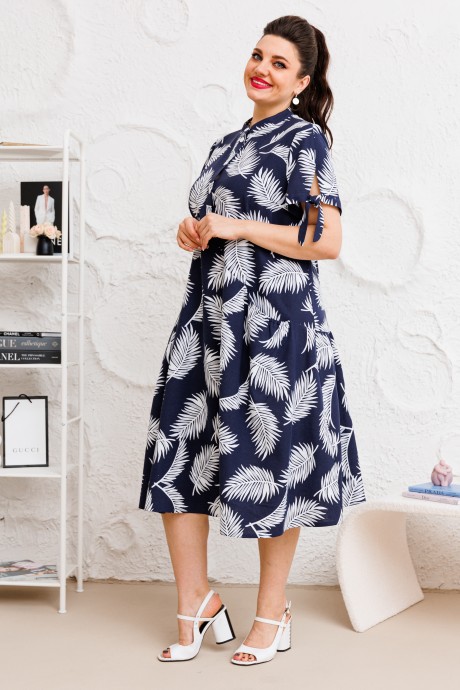 Платье Romanovich Style 1-2526 сине-белый размер 50-54 #4