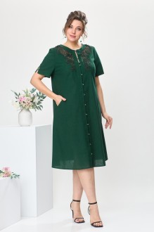 Платье Romanovich Style 1-2657 темно-зеленый #1