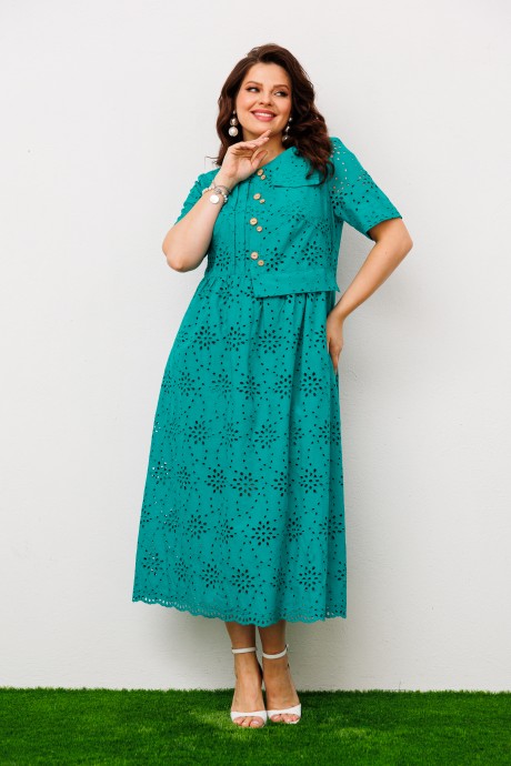 Платье Romanovich Style 1-1951 бирюзовый размер 48-58 #1