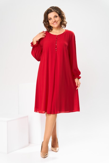 Платье Romanovich Style 1-2070 красный размер 52-56 #4
