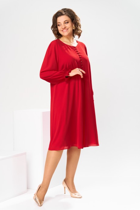 Платье Romanovich Style 1-2070 красный размер 52-56 #5