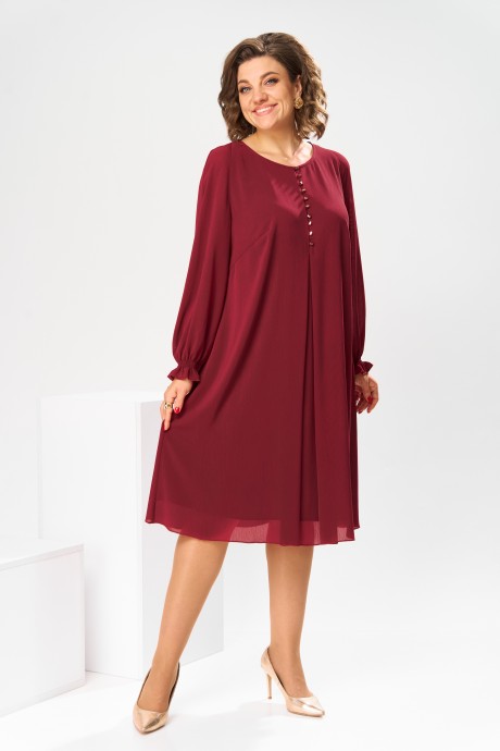 Платье Romanovich Style 1-2070 бордо размер 52-56 #4