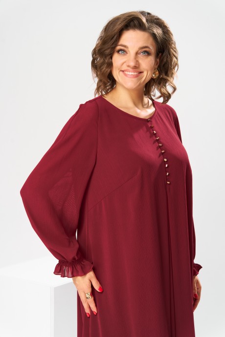Платье Romanovich Style 1-2070 бордо размер 52-56 #5