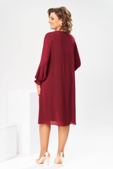 Платье Romanovich Style 1-2070 бордо размер 52-56 #8