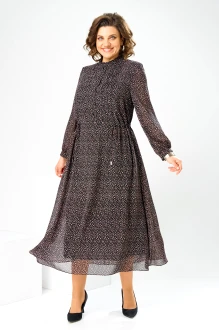Платье Romanovich Style 1-2755 темно-коричневый