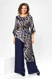 Брючный костюм Romanovich Style 2-2750 двойка темно-синий