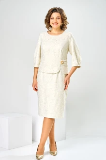 Вечернее платье Romanovich Style 1-2537 светло-бежевый