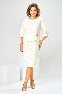 Вечернее платье Romanovich Style 1-2537 молочный