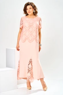 Платье Romanovich Style 1-2927 пудровое
