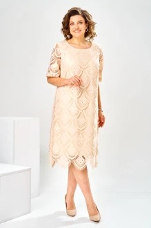 Платье Romanovich Style 1-2181 кремовое