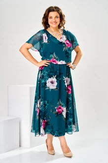 Платье Romanovich Style 1-2825 изумрудное