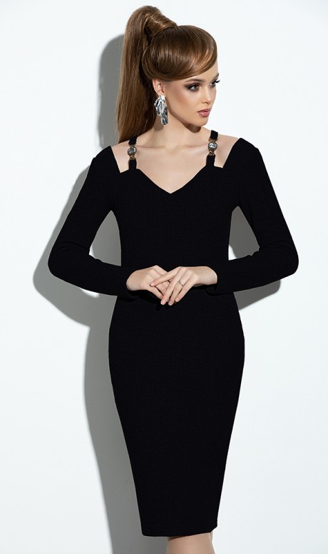 Платье Diva 1203 -1 черный размер 42-52 #2