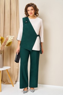 Костюм/комплект Volna 1455 тройка белый, зеленый #1
