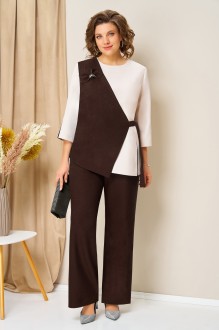 Костюм/комплект Volna 1455 тройка шоколадный