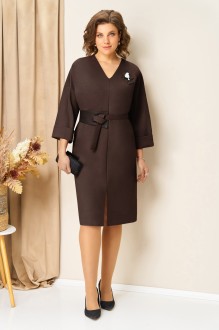 Платье Volna 1443 шоколадно-коричневый