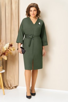 Платье Volna 1443 олива