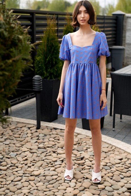 Платье BEAUTY ANNETE 3589 синий размер 42-46 #1
