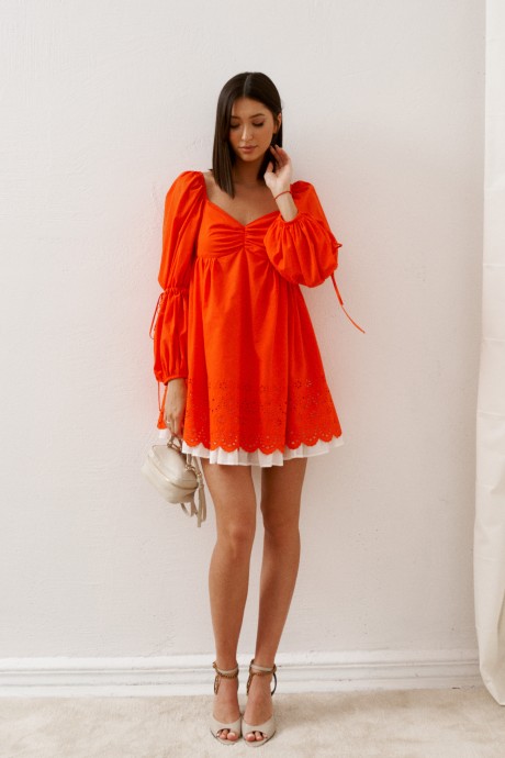 Платье BEAUTY ANNETE А3184 оранжевый размер 42-46 #1