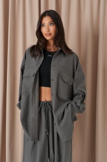 Рубашка BEAUTY ANNETE A2289 графит #1