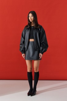 Бомбер BEAUTY ANNETE A5516 черный #1