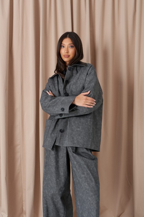 Жакет (пиджак) BEAUTY ANNETE A5540 графит размер 42-46 #1