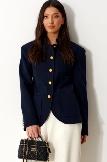 Жакет (пиджак) BEAUTY ANNETE A5635 темно-синий