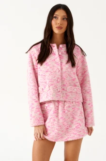 Жакет (пиджак) BEAUTY ANNETE A5613 бежево-розовый