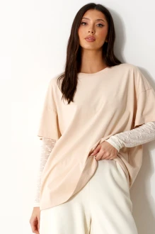 Футболка BEAUTY ANNETE A2426 бежевый