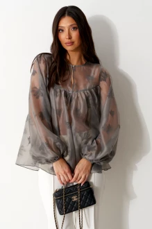 Блузка BEAUTY ANNETE A2416 серый