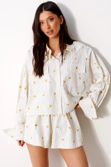 Рубашка BEAUTY ANNETE A2464 белая