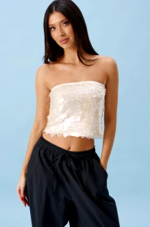 Топ BEAUTY ANNETE A2481 молочный