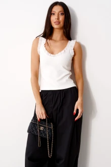 Майка BEAUTY ANNETE A2482 белая