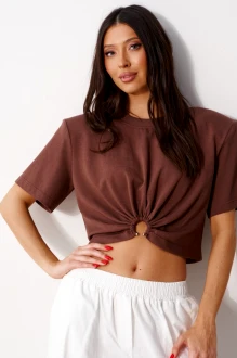 Топ BEAUTY ANNETE A2491 коричневый