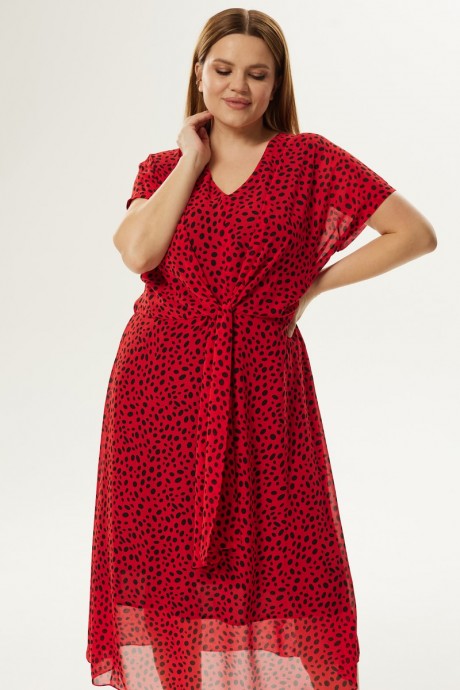 Платье Ma Cherie 4016 красный размер 50-54 #3
