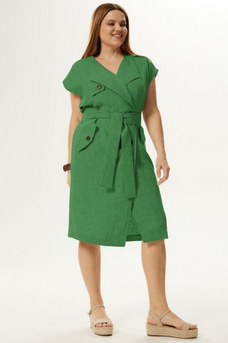 Платье Ma Cherie 4013 зелёный размер 50-54 #2