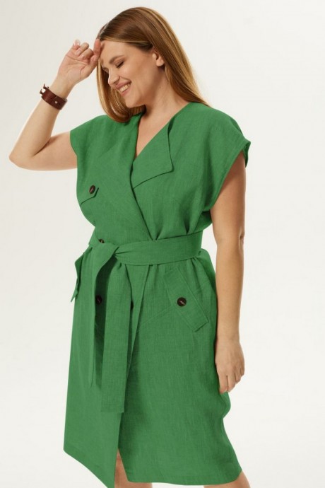 Платье Ma Cherie 4013 зелёный размер 50-54 #3