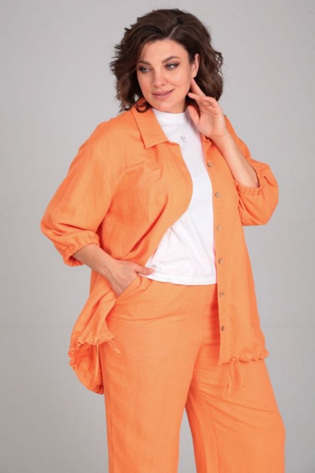 Рубашка Ma Cherie 1014 оранжевый размер 50-54 #2