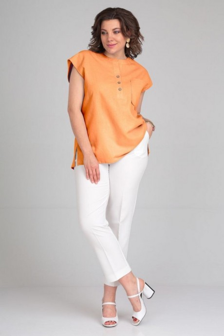 Блузка Ma Cherie 1015 оранжевый размер 52-56 #1