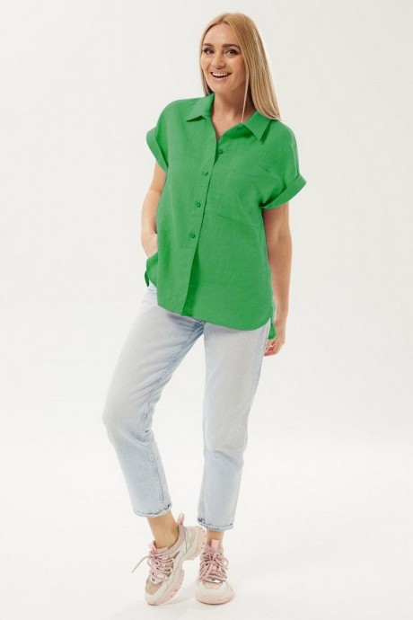 Рубашка MА Cherie 4024 зеленый размер 50-54 #1