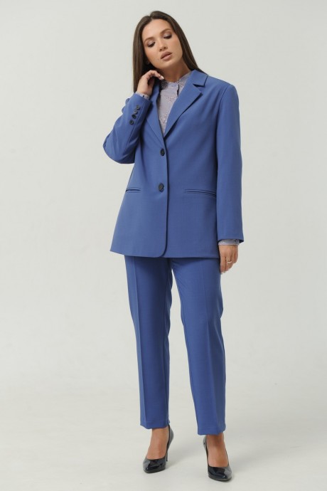 Жакет (пиджак) Ma Cherie 1032 тёмно-синий размер 44-54 #2