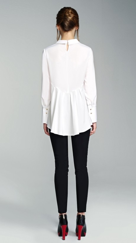 Блузка, туника, рубашка Arita Style (Denissa) 091 белый размер 42-52 #2