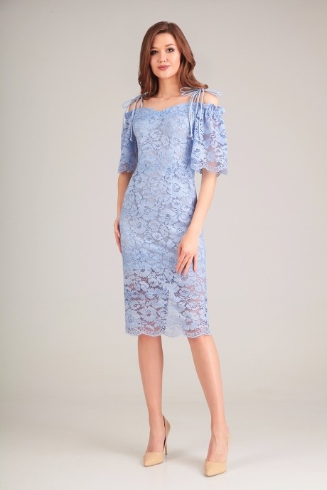 Вечернее платье Arita Style (Denissa) 1153 голубой размер 42-46 #1