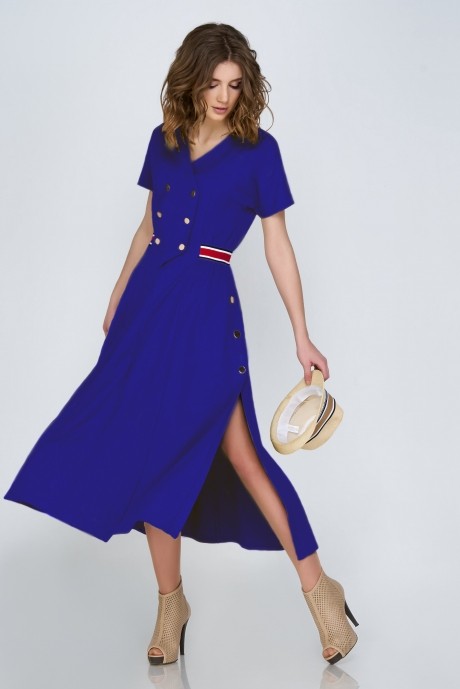 Платье Arita Style (Denissa) 1133 синий размер 44-54 #1