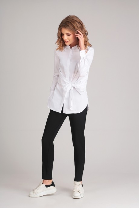 Блузка, туника, рубашка Arita Style (Denissa) 1159 белый размер 44-48 #2