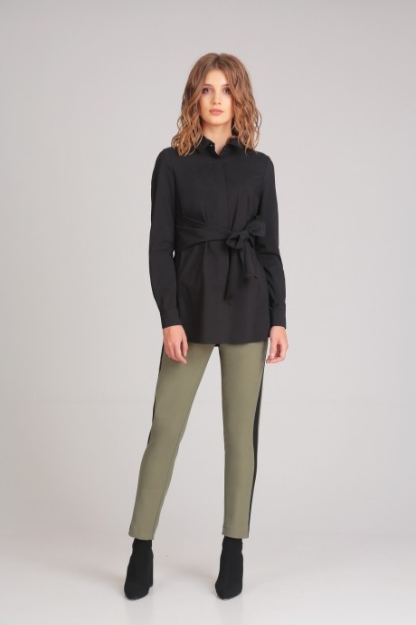 Блузка, туника, рубашка Arita Style (Denissa) 1159 черный размер 44-48 #1