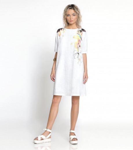 Платье Prio 183280 белый размер 40-48 #1