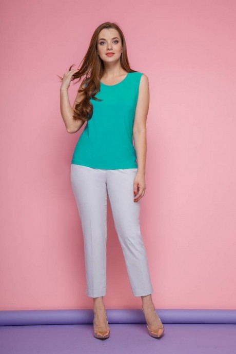 Блузка, туника, рубашка Anastasia Mak 511 блуза+топ размер 48-64 #3
