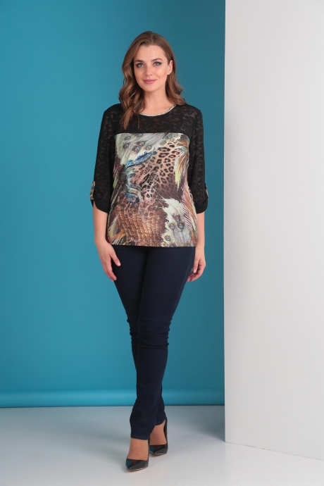 Anastasia Mak 522 зеленые перья #1